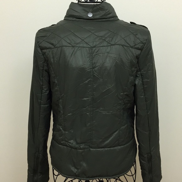 Womens Army Green Size M Lightweight Zip Jacket Medium - Picture 3 of 7